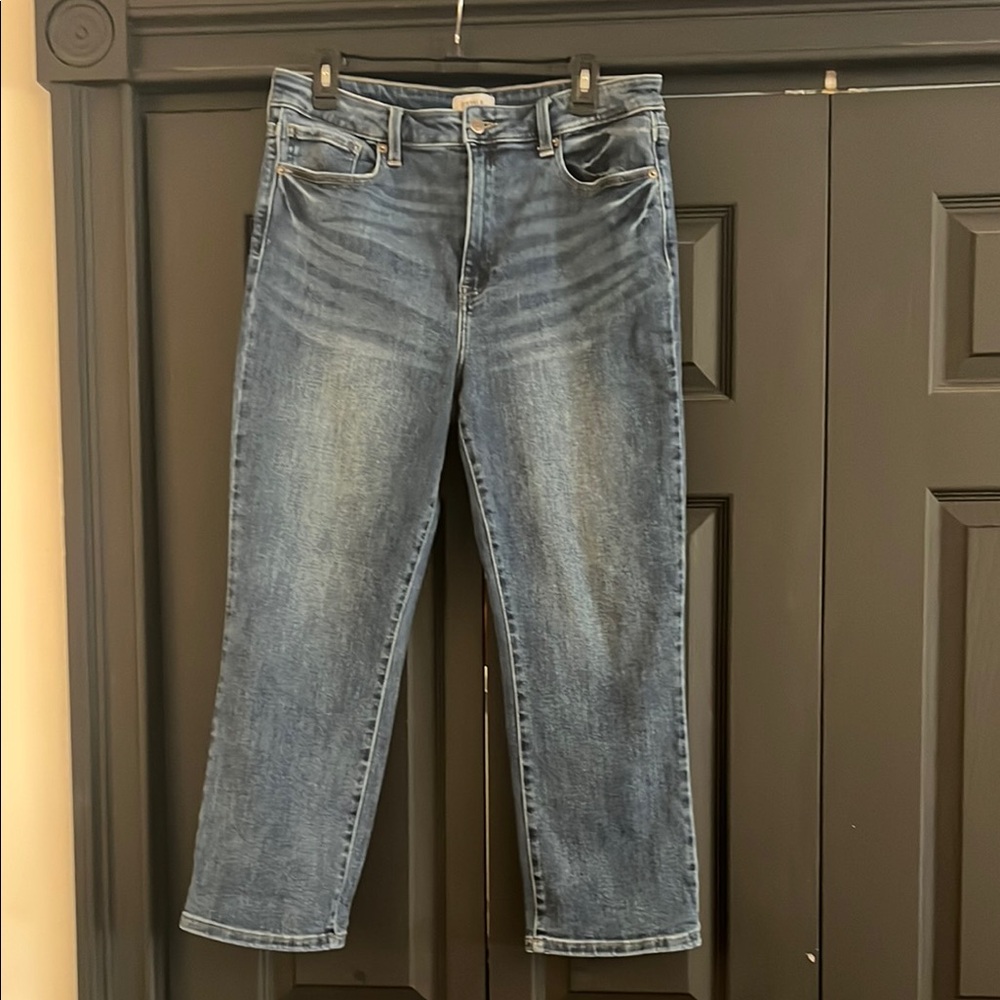 Pistola Blue Straight Leg Jeans with Classic Fading